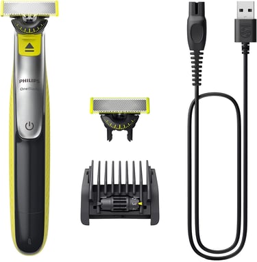 Philips OneBlade 360 - Maquinilla de Afeitar Híbrida, Barbero Eléctrico y Afeitadora