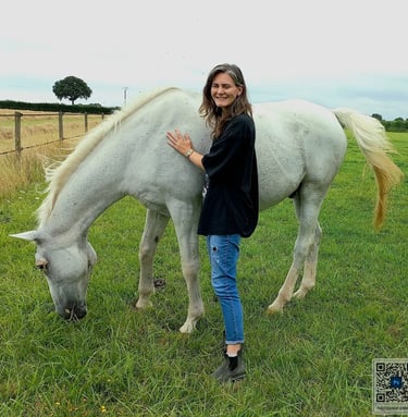 couple cavalier cheval retraite pre