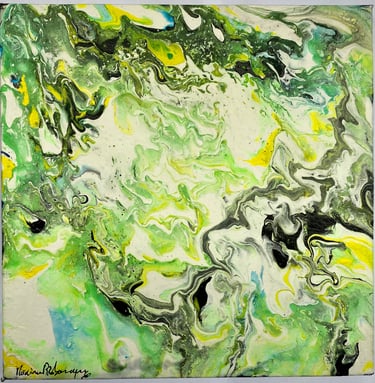 Toile tableau lampe Ligne couleurs maxime Risbourque