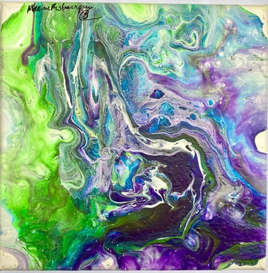 Toile tableau lampe Ligne couleurs maxime Risbourque