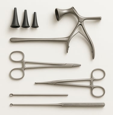 ENT surgical instruments for ear, nose and throat