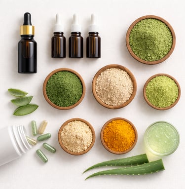 Herbal and natural plant extracts