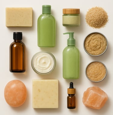 Natural skincare and body care products