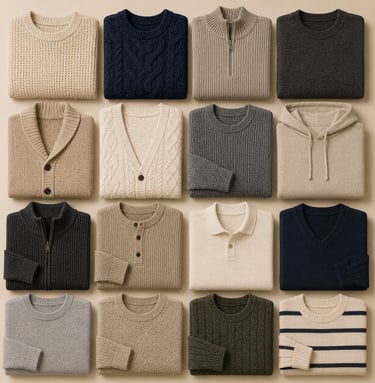 High-quality knitted garments and winter wear solutions.