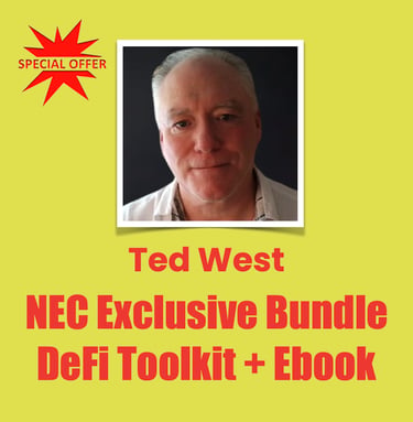Ted West NEC Exclusive Bundle DeFi Toolkit and Ebook