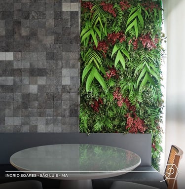 Black lava stone tile