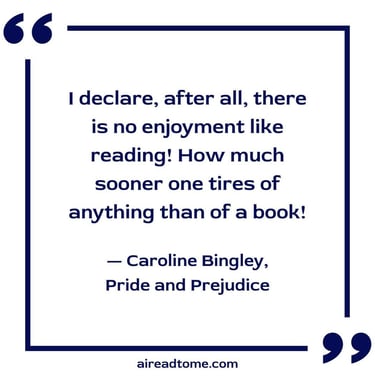 Jane Austen reading quote