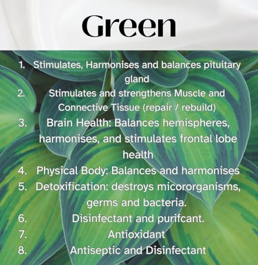 Colour Healing, Healing Light, Chromotherapy, Spechtochrome Green