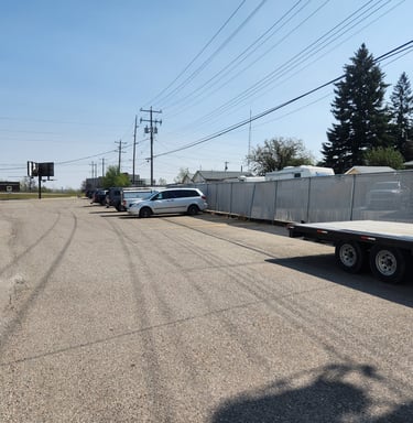 Plenty parking spots.