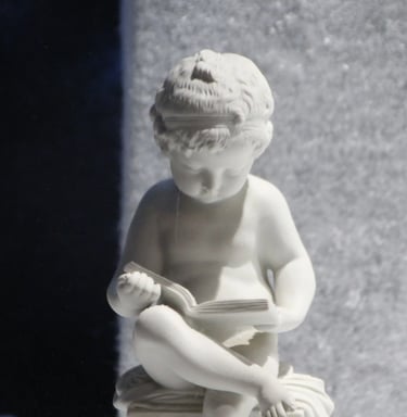 kid child angel statue