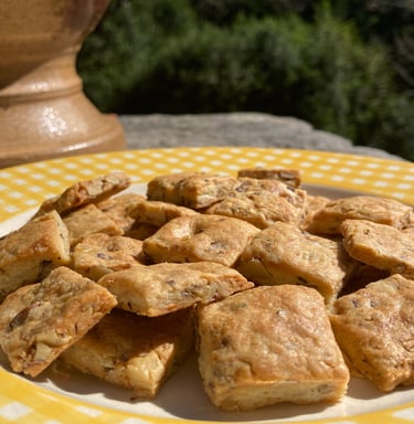 Apéro'noix - sablés noix fromage de la Biscuiterie artisanale de l'Apothicaire