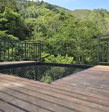 Malla para glamping, malla catamarán