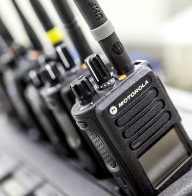Radios motorola en cargador multiple
