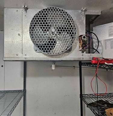 appliance repair specialist is installing Walk-In Cooler in Charlotte NC