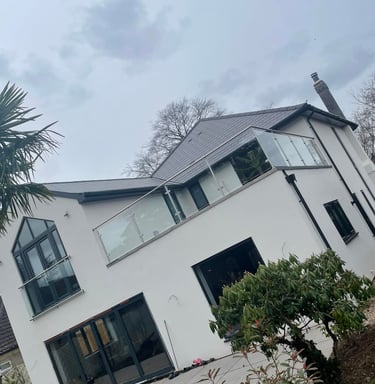Landscaping project in Worcester with new patio and garden design
