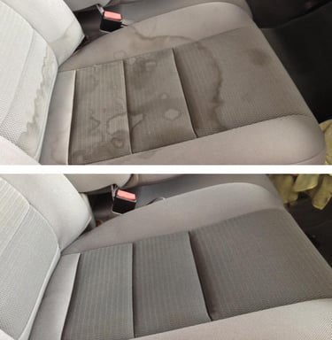 Nettoyage professionnel de sièges de voitures