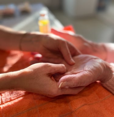 Massage des mains