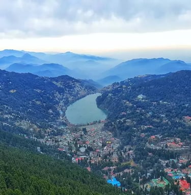 Naini lake view from Naina peak