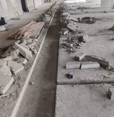 Concrete trench cutting for drainage systems in Bangalore