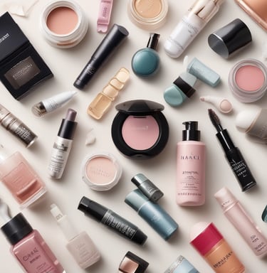 Cozy home decor items including cushions, candles, and small plants on a shelf.