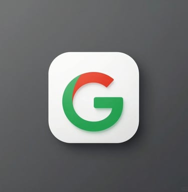 Google search app icon featuring a red and green G logo on a white square button.