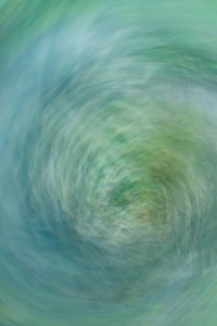 spirale bleu verte illustrant les mouvements doux en rotation du MUNZ FLOOR