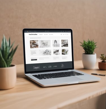 Graphic showing gears and automation flowcharts symbolizing marketing automation.