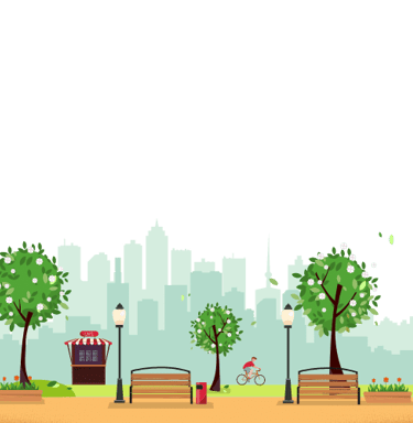 Julia's Pet Pals website element inspired by a Massachusetts park
