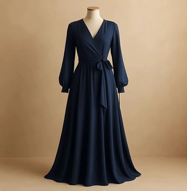 Ladies maxi Dress tailor