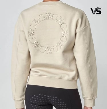 embroidered sweatshirt