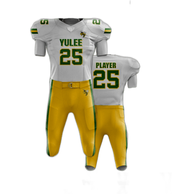 a football jersey with a green and yellow jersey
