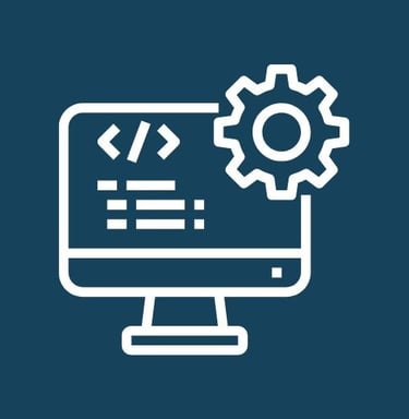 Icône programmation et configuration des systèmes d’encaissement