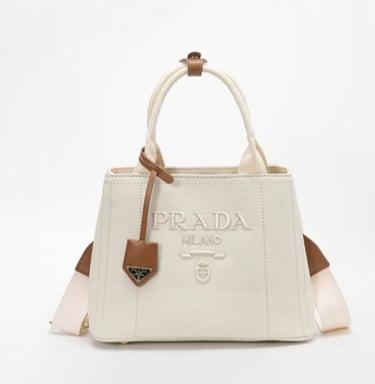 a prada bag with a prada bag