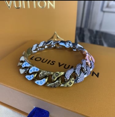 a bracelet bracelet with a bracelet on it
