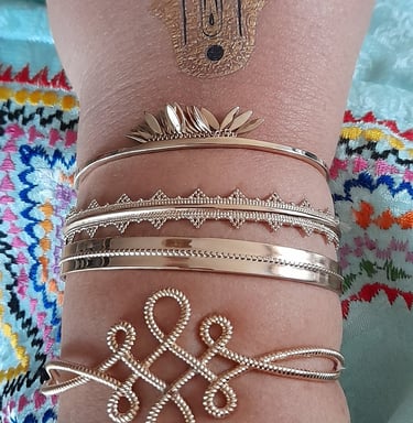 Bracelets en plaqué or