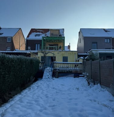 photo avant la rénovation extérieure d'une maison unifamiliale