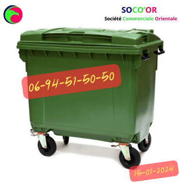 poubelle maroc prix