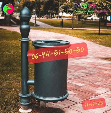 Poubelle Urbaine Métallique