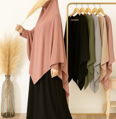 Découvrez notre collection de hijab, khimar et jilbab
