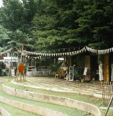 Decoração de jardins