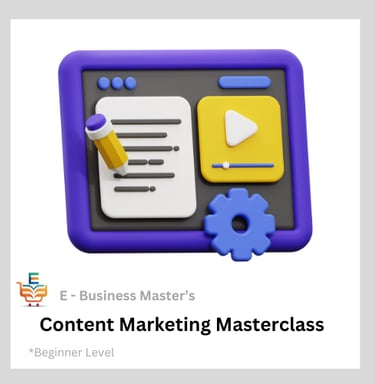 e business master trending course content marketing masterclass