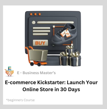 e business masters trending course 1 about starting online business in 30 days