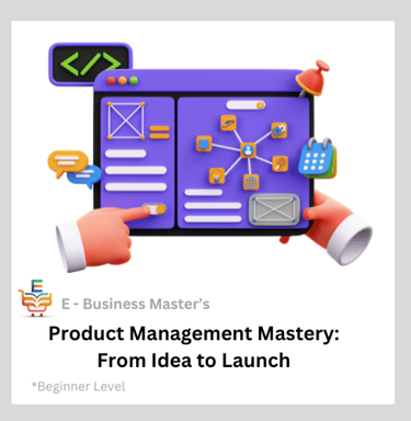 e business master trending online course about product management