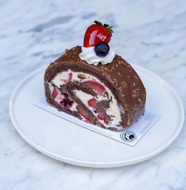 burdur isveç sarma çikolatalı pasta