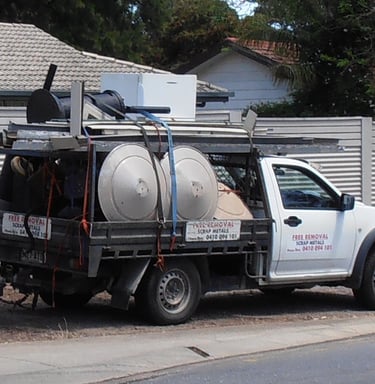 scrap metal pickup