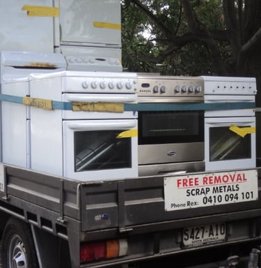 white-goods scrap metal