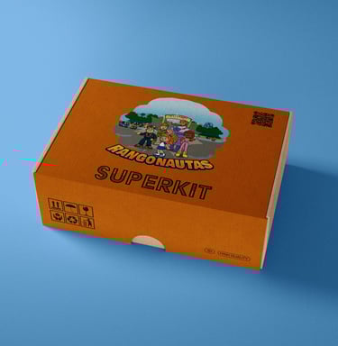 Superkit Rangonautas, que leva a experiência para casa e para a sala de aula com livros e receitas