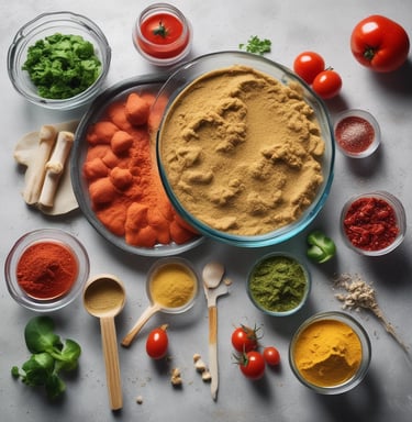 An assortment of dehydrated vegetables highlighting the freshness and color of Patkar Exim's offerings.