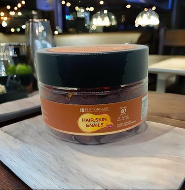 hair, skin and nails gummies vitaminas em gelatina para seus cabelos , pele e unhas.