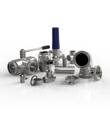 CSF Inox Fittings - Made in Italy - Hygienic Pump Components - Distributed by MA Jinnah Trading LLC Middle East